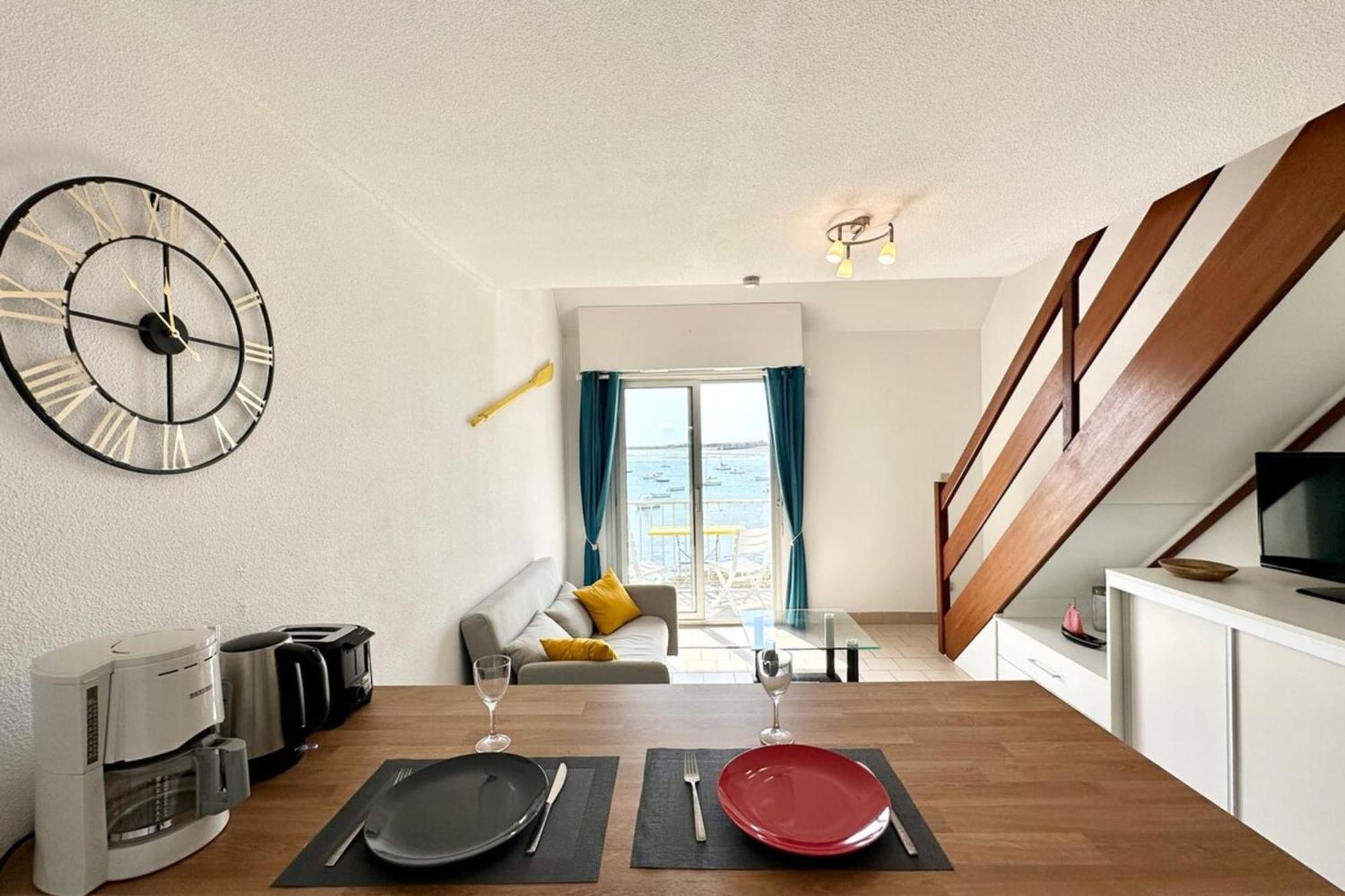 Pieds Dans L'Eau ! T2 Top Cosy Vue Mer 180 Port-Louis Luaran gambar