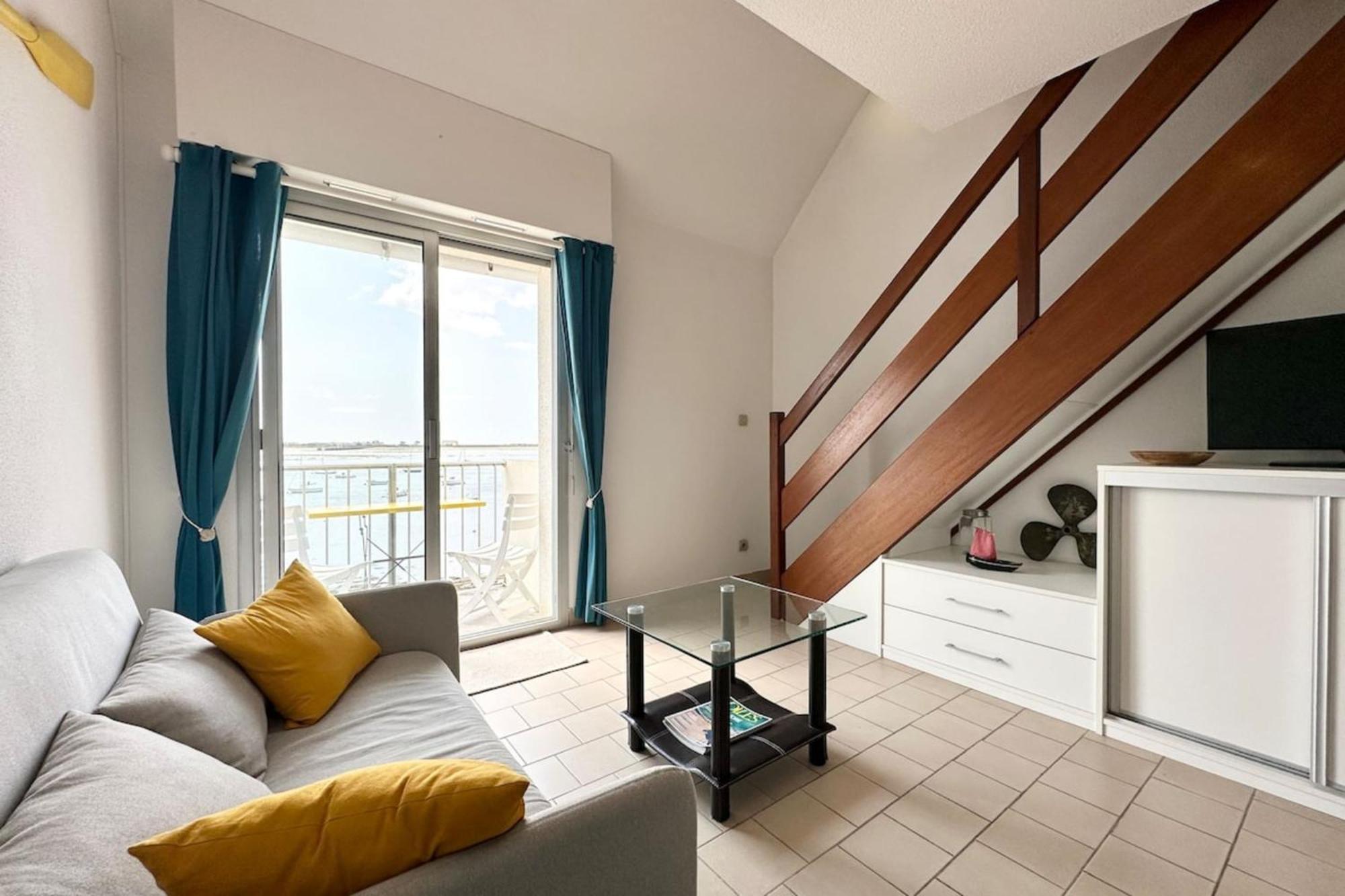 Pieds Dans L'Eau ! T2 Top Cosy Vue Mer 180 Port-Louis Luaran gambar