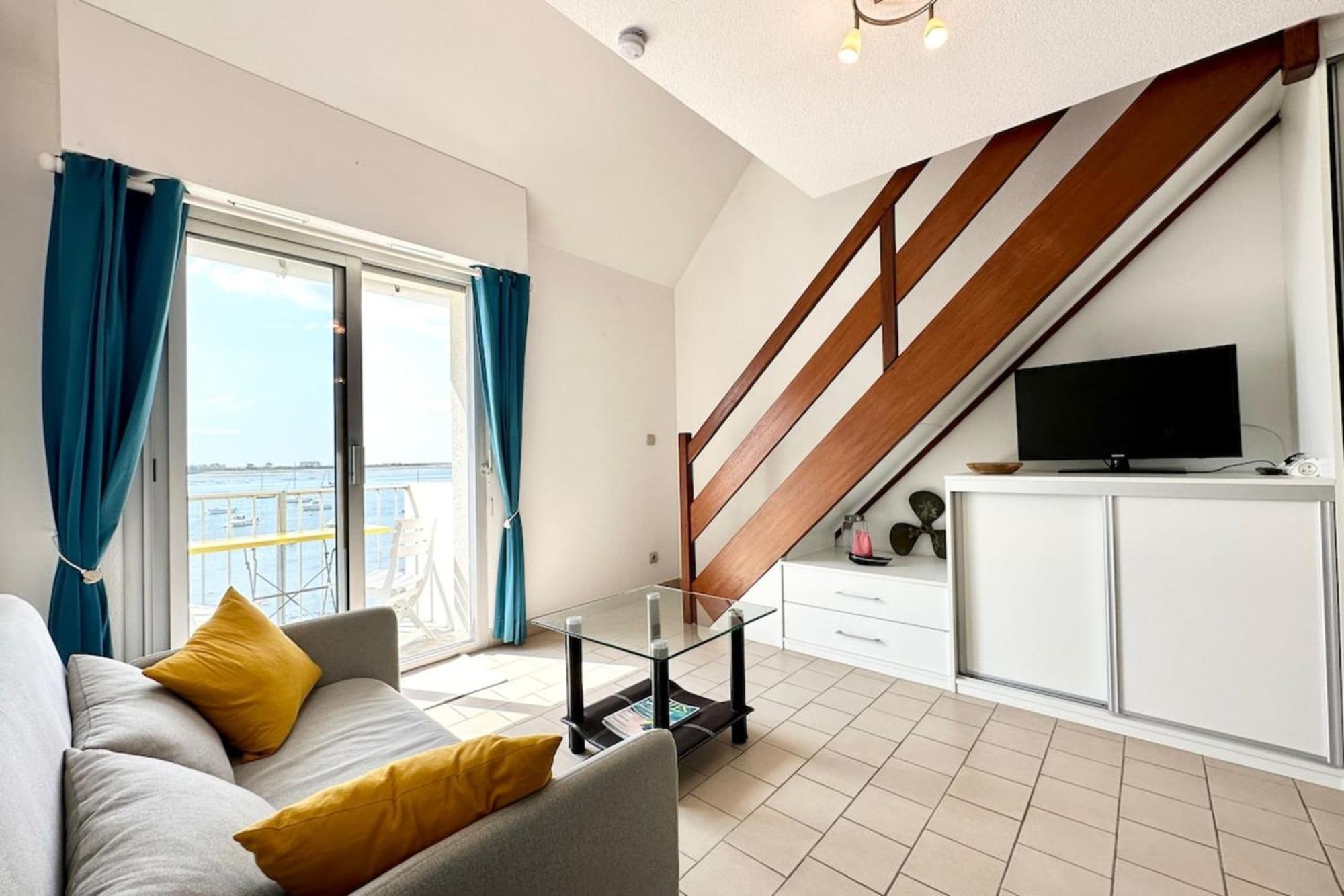 Pieds Dans L'Eau ! T2 Top Cosy Vue Mer 180 Port-Louis Luaran gambar